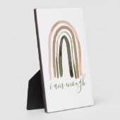 Plaque Photo Je Suis Assez Inspirant Affirmation (Côté)