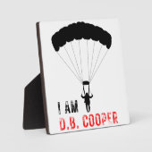 Plaque Photo JE SUIS D.B. Cooper (Recto)