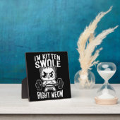 Plaque Photo Je suis Kitten Swole Droite Meow, drôle mignon Gym (Insitu)