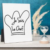Plaque Photo Je Suis Le Chef (Côté)