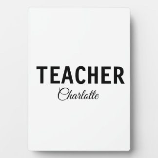 Plaque Photo Je suis professeur d'école Collègeajoutez votre no