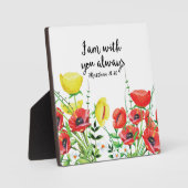 Plaque Photo Je Suis Toujours Avec Toi (Recto)