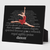 Plaque Photo Je Suis Une danseuse (Côté)