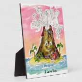 Plaque Photo Je t'ai lava (Côté)