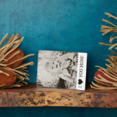 Plaque Photo Je t'aime Maman Personnalisée (Côté)