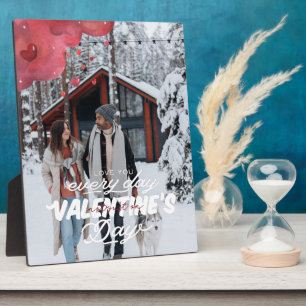 Plaque Photo Je t'aime tous les jours Photo de couple de la S