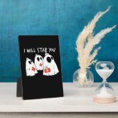 Plaque Photo Je Te Te Te Te Fantôme Infirmière Drôle RN Hallowe (Côté)