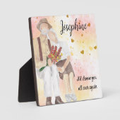 Plaque Photo Je vous choisirais encore et encore pour l'anniver (Recto)