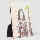 Plaque Photo Jeanne d'Arc (Côté)