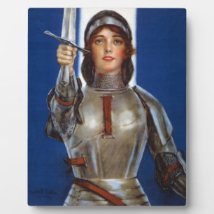 Plaque Photo Jeanne d'Arc Héroïne française Héroïne nationale C