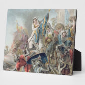 Plaque Photo Jeanne Laisne Raises a Standard Against (Côté)