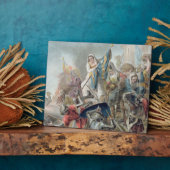 Plaque Photo Jeanne Laisne Raises a Standard Against (Côté)