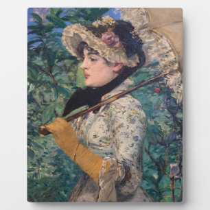 Plaque Photo Jeanne (Printemps) Par Édouard Manet