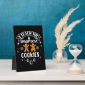 Plaque Photo J'Enseigne Les Cookies Les Plus Intelligents Ensei (Côté)