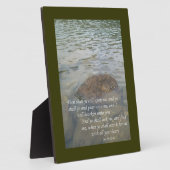 Plaque Photo Jeremiah 29:12-13 (Côté)