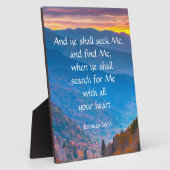 Plaque Photo Jeremiah 29:13 (Côté)