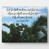 Plaque Photo Jeremiah 29:13 Seeking and finding God (Devant)