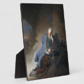 Plaque Photo Jeremiah Lamenting sur la chute de Jérusalem, Remb (Côté)