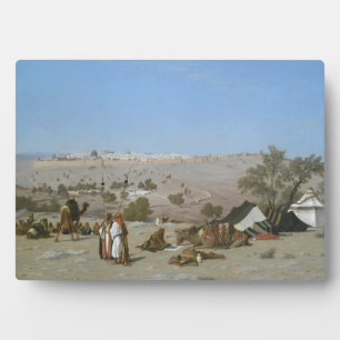 Plaque Photo Jerusalem from the Mount of Olives 1880