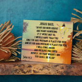 PLAQUE PHOTO JÉSUS A DIT : (Côté)