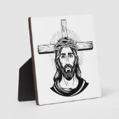 Plaque Photo Jésus-Christ (Recto)
