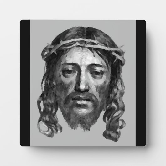 PLAQUE PHOTO JESUS CHRIST (Devant)