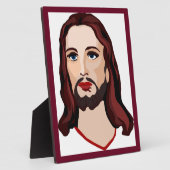 PLAQUE PHOTO JESUS CHRIST (Côté)
