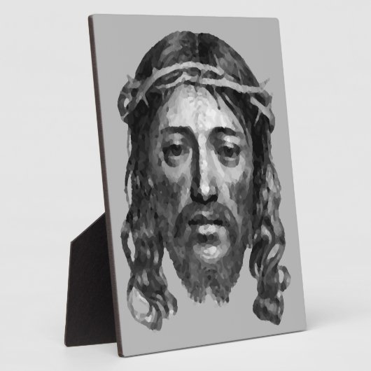 PLAQUE PHOTO JESUS CHRIST (Côté)