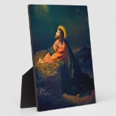Plaque Photo Jésus Christ à Gethsémani (Côté)
