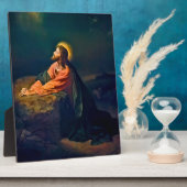 Plaque Photo Jésus Christ à Gethsémani (Côté)