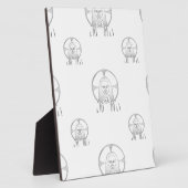 Plaque Photo Jésus en argent (Côté)