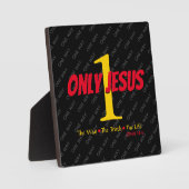 Plaque Photo Jésus Est La Façon Dont Chrétien (Recto)