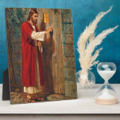 Plaque Photo Jésus frappe à la porte (Côté)