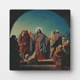 Plaque Photo Jésus réveille Lazare par Robert Wilhelm Ekman