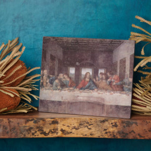 Plaque Photo Jésus "Yeshua" La Dernière Cène, Léonard de Vinci