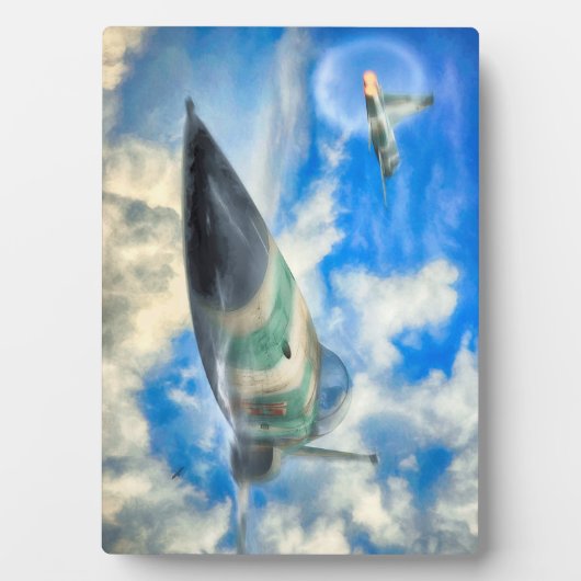 Plaque Photo JEU DE COMBAT SUPERSONIQUE F-5N Tiger II (Devant)