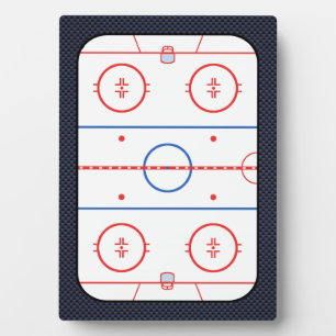 Plaque Photo Jeu de hockey Compagnon de fibre de carbone style