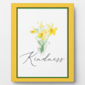 Plaque Photo Jeu de jonquilles d'aquarelle (Devant)