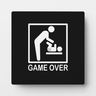 Plaque Photo Jeu sur papa Drôle Pictogramme
