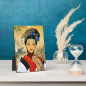 Plaque Photo Jeune classique belle princesse chinoise Guo Jin (Côté)