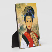 Plaque Photo Jeune classique belle princesse chinoise Guo Jin (Côté)