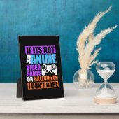 Plaque Photo Jeux vidéo d'Halloween (Côté)