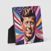 Plaque Photo JFK John F. Kennedy Inspiration motivationnelle (Recto)
