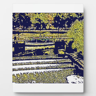 Plaque Photo jGibney de l'Angleterre 1986 snap-11510artBlue de