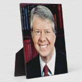 Plaque Photo Jimmy Carter (Côté)