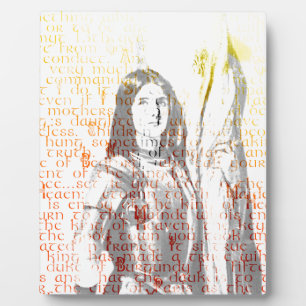 Plaque Photo Joan of Arc