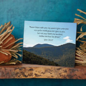 Plaque Photo John 14:27 (Côté)