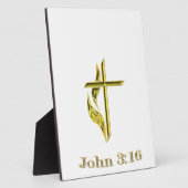 Plaque Photo John 3:16 (Côté)