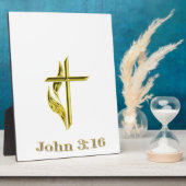 Plaque Photo John 3:16 (Côté)