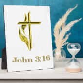 Plaque Photo John 3:16 (Côté)